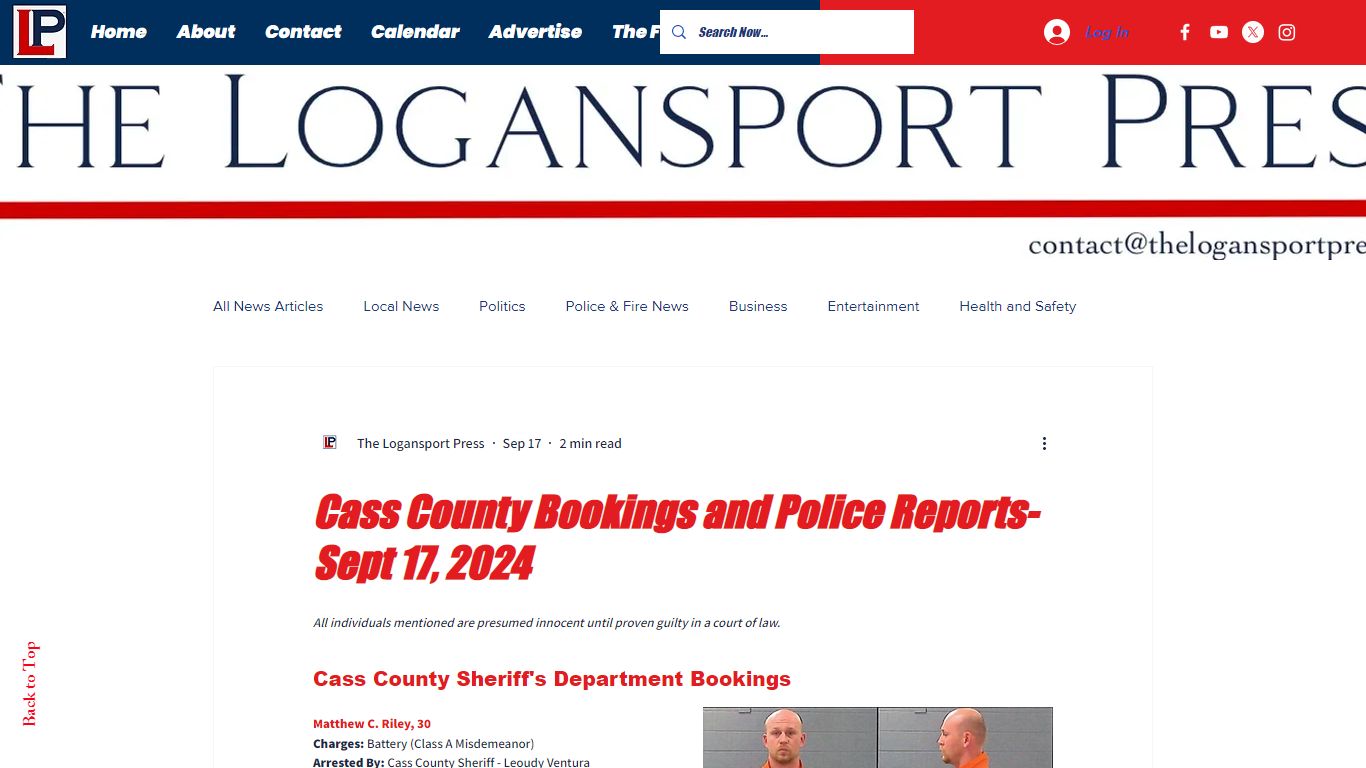 'Logansport Indiana Arrests - Recent Cass County Police Reports and ...